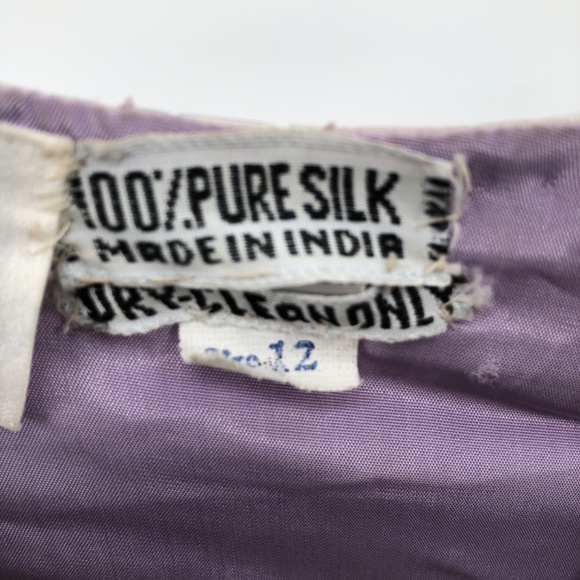 Saz Silk Sequin Jacket Pastel Colors Disco Stripes Pink Purple Blue - Picture 8 of 12